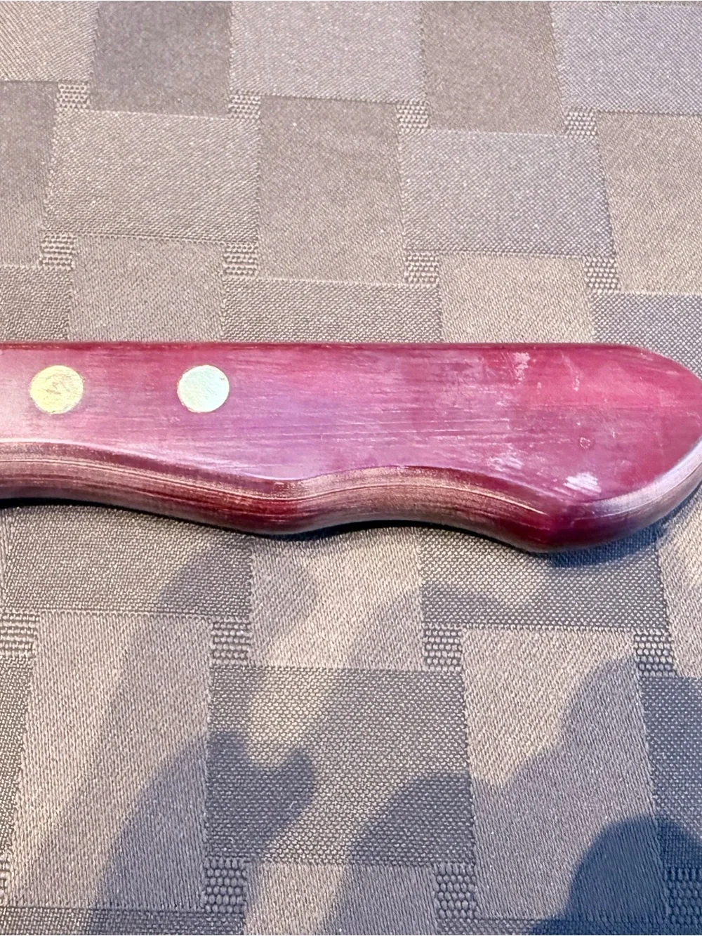 Individual Smith & Wollensky Steak House Walco Big Red Jumbo Steak Knife, 10”